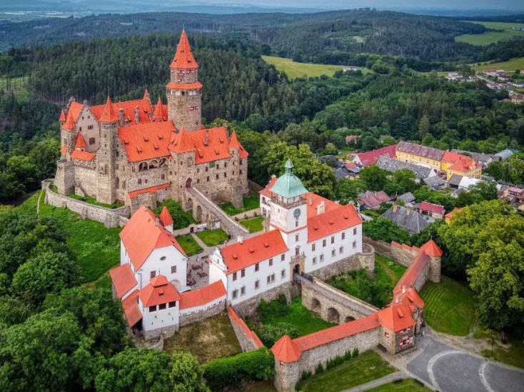 Bouzov Castle, Bouzov, Czechia, Czech Republic (Czechia)